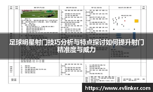 足球明星射门技巧分析与特点探讨如何提升射门精准度与威力